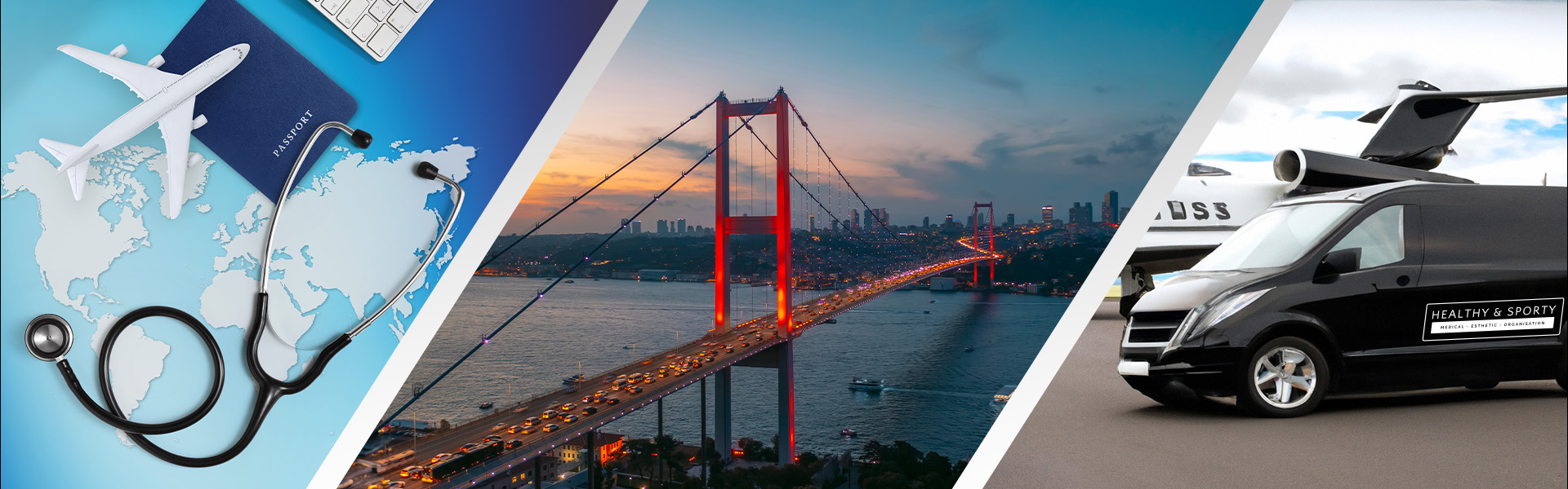 Health tourism in Istanbul, VIP transfer and the Bosphorus